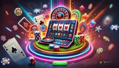 interface de casino en ligne moderne