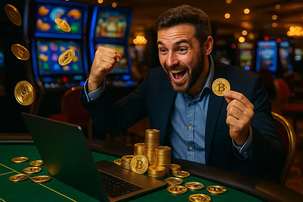 Bitcoin gambling success