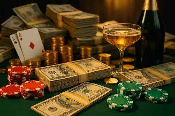 Celebrazione vincita lotteria